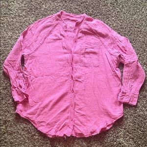 Aerie hot pink top